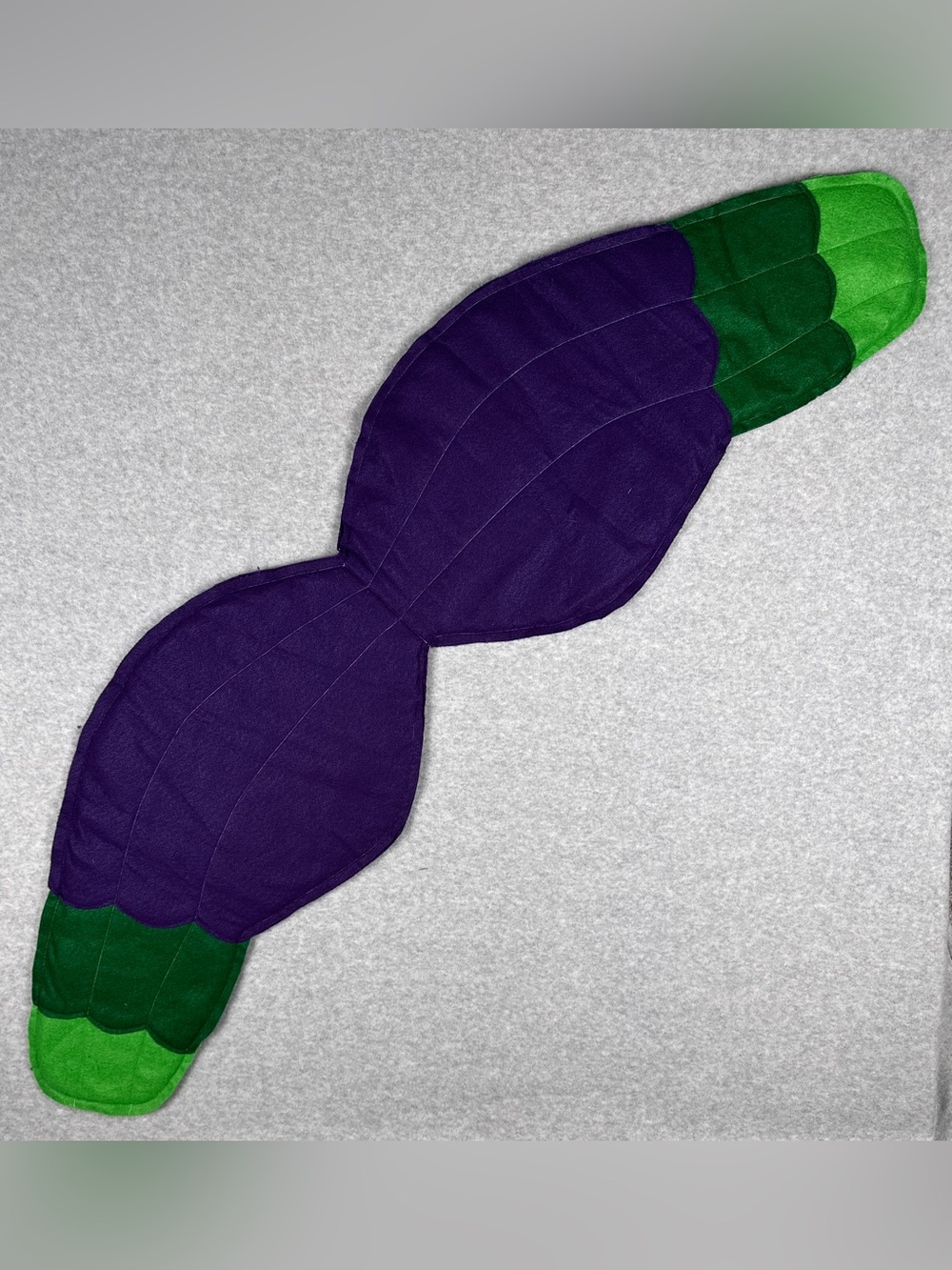 Handmade Adult Teen Bird Wings Costume Purple Green Parrot Halloween Cosplay
